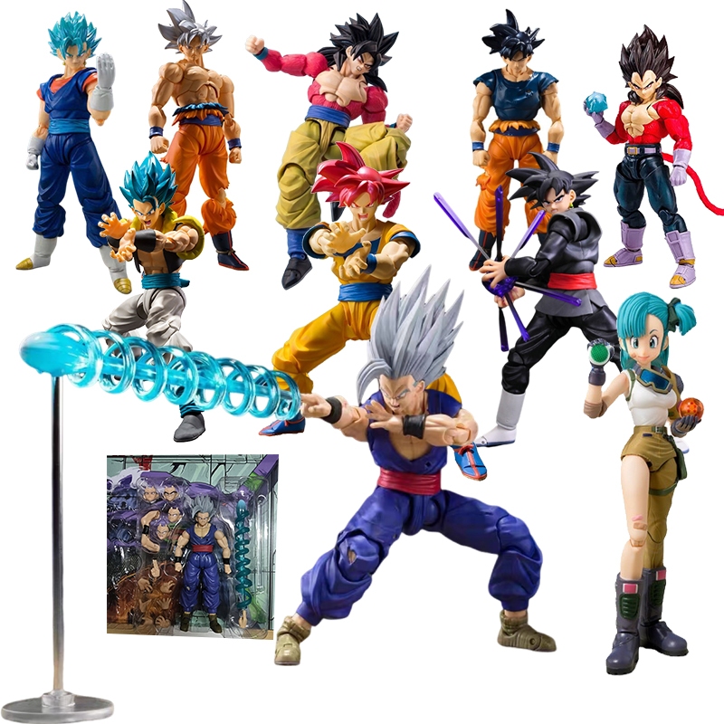 Figuras de acción de Dragon Ball Z DBZ para niños, juguetes coleccionables  de resina, bola de cristal, Shenron, regalo, 3,5 cm