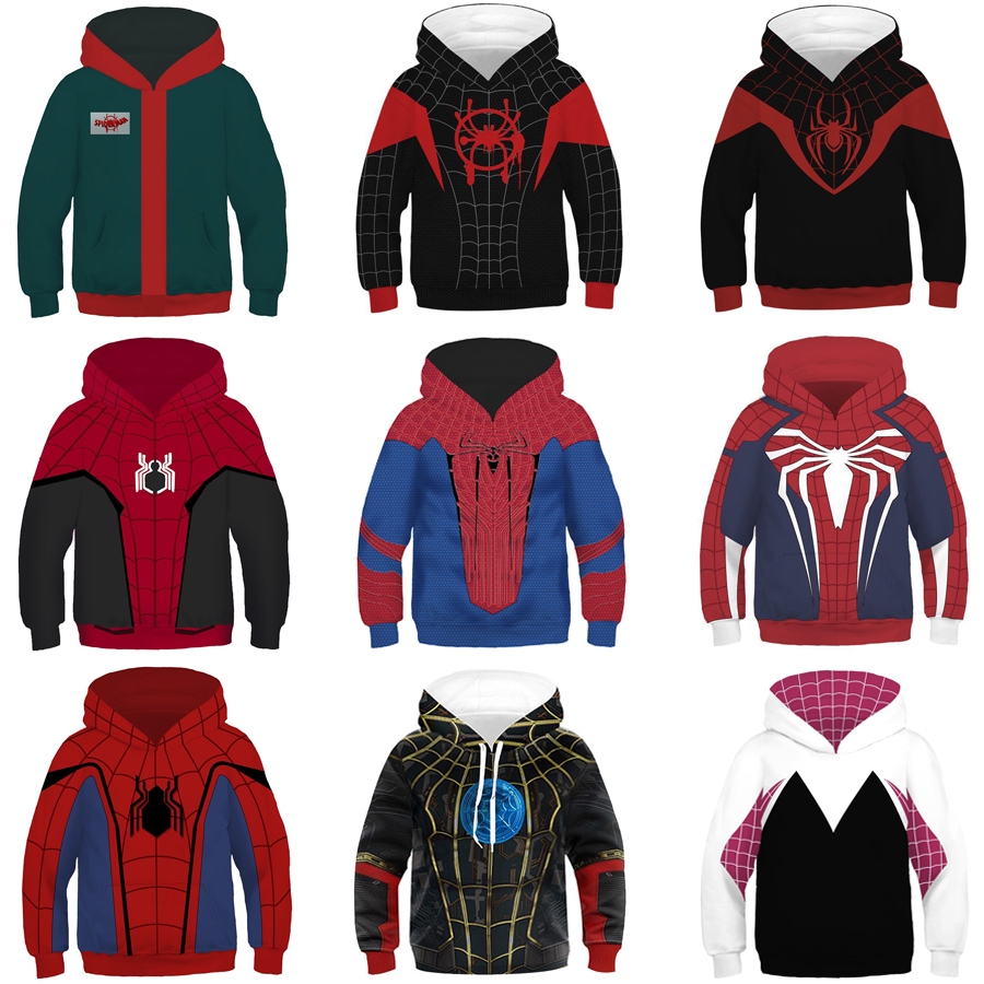 Capucha Sudadera De Spiderman Miles Morales Miles Morales Sudadera