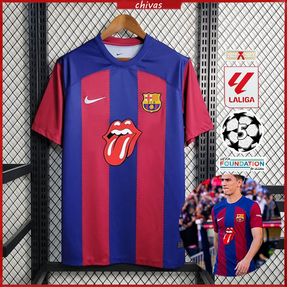 2023 24 Jersey Barcelona Edicion Especial Camiseta de Futbol Personalizacion Nombre Numero Shopee Mexico