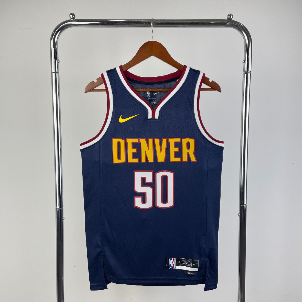 23 24 Denver Nuggets Jersey No 50 Aaron Gordon Camisa De Los Hombres De Baloncesto Caliente Presionado Deportes Chaleco