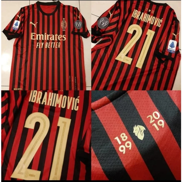 Camiseta del milan 2019 hot sale