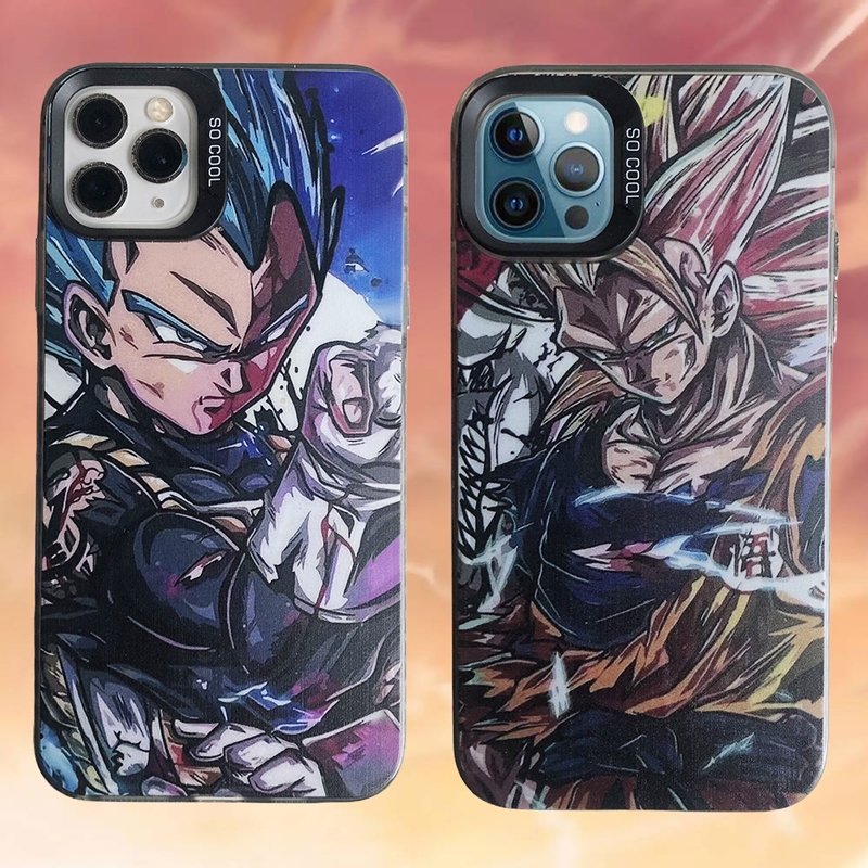 Cover IPhone 12 Pro Max Cokitec Con Manga Dragon Ball Vegeta | Custodia In TPU Morbida E Resistente | Prodotta In Francia