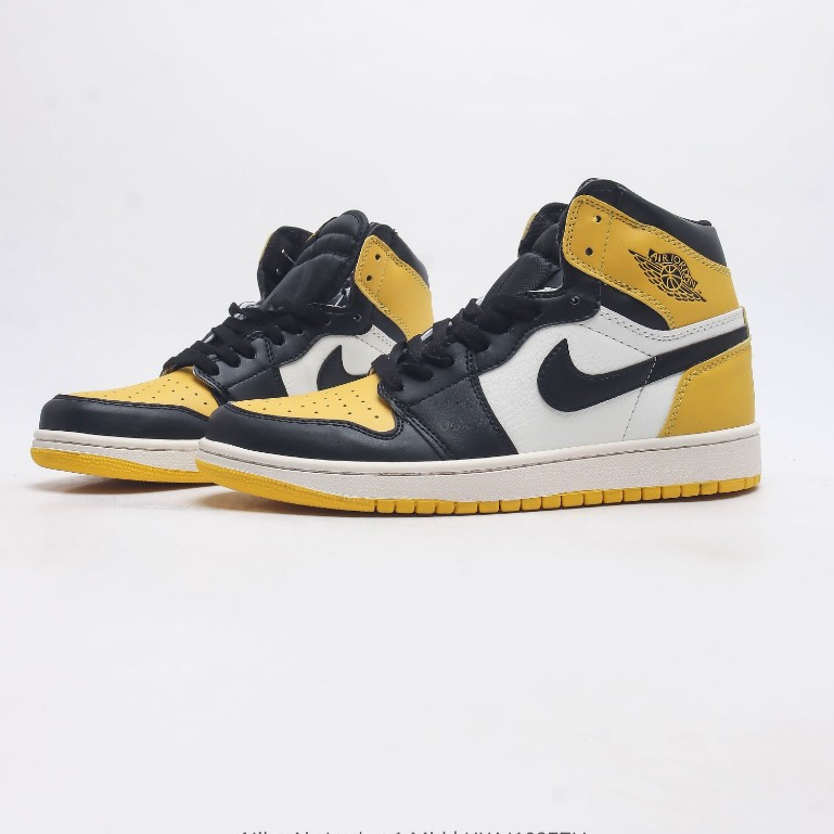 Air jordan 1 discount negro y amarillo