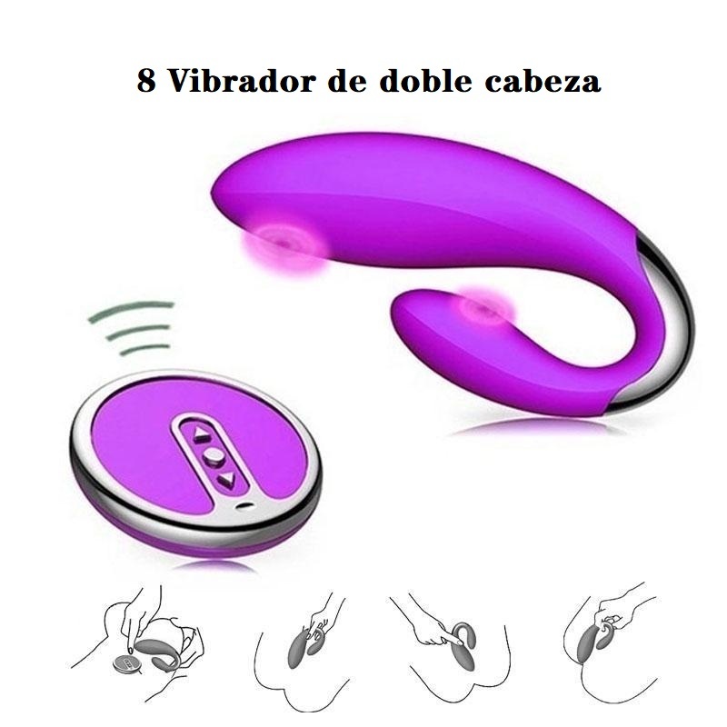 Juguetes Sexuales Para Mujeres De Pareja Vibrador Multifrecuencia Control Remoto Inalámbrico 1575