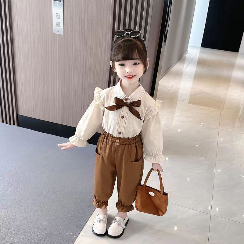 Moda Infantil Ropa De NiÃ±as Coreanas Blusa Outfit Para NiÃ±as De AÃ