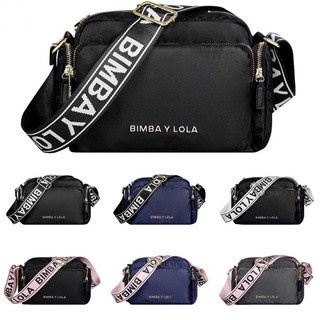 Bimba y Lola Bolsos casuales de moda para mujer, Negro 