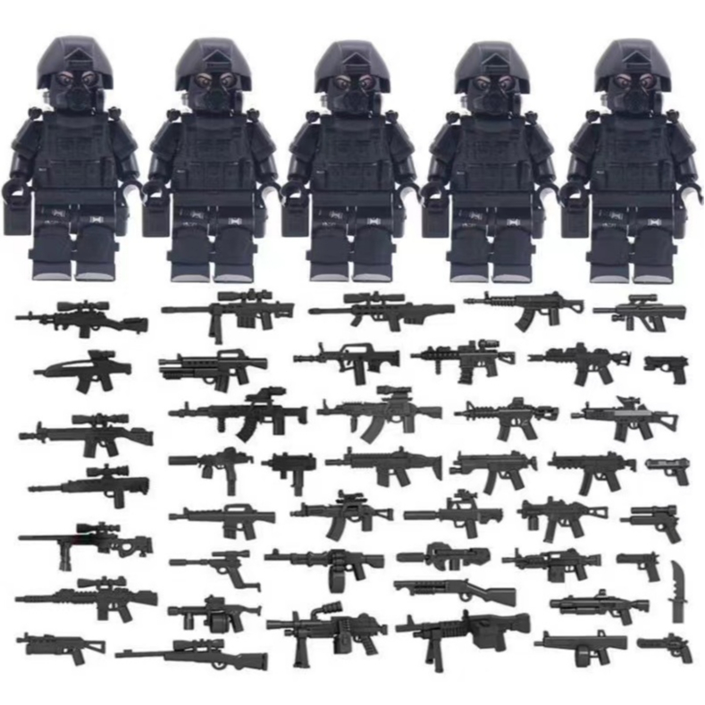 Compatible Con Lego Militar Recargado Fuerzas Especiales