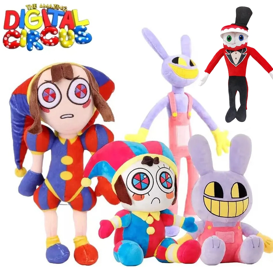 El Increíble Circo Digital Pomni Jax Peluche De Dibujos Animados Juguetes  Teatro Conejo Muñeca De Niños Navidad | Shopee México