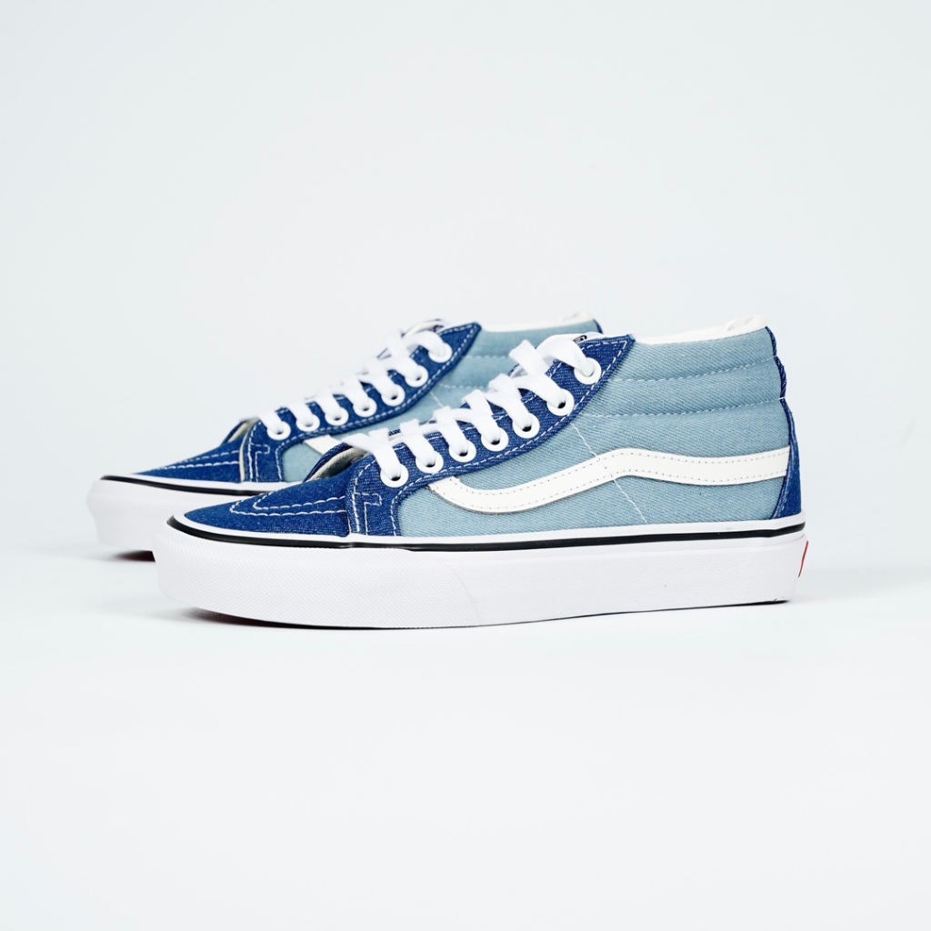 Vans azul online mezclilla