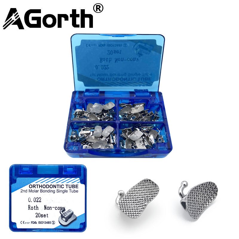 agorth-20sets-caja-tubos-monobloque-de-ortodoncia-dental-bucal-bondable