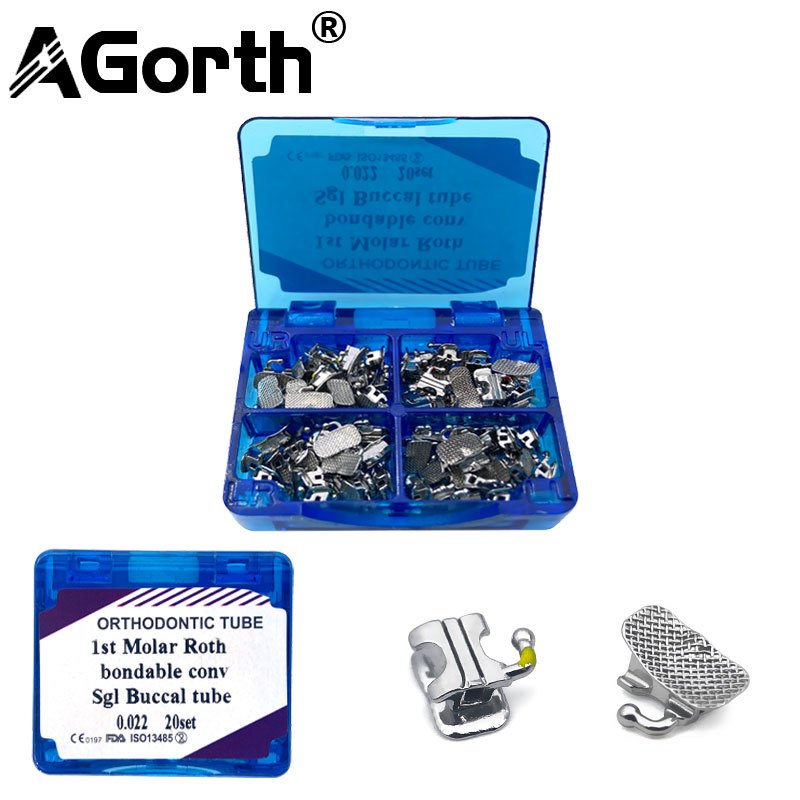 Lot De 50 Ensembles De Tubes Buccaux Orthodontiques Roth MBT - Pour Premières Et Secondes Molaires