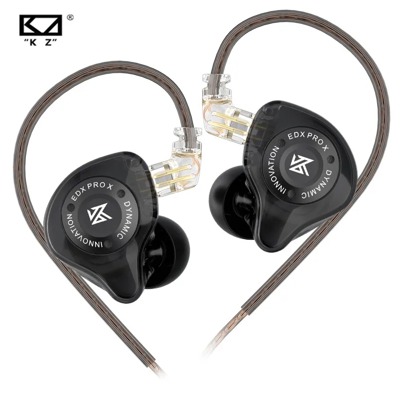 Auriculares in-ear gamer KZ ZST X with mic cian