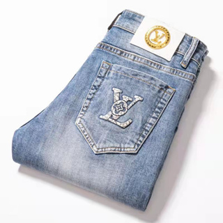 2023 Pantalones Vaqueros Hombre Pantalones Moda Jeans Trend Pantalones  Largo Roto Y2k Elástico Skinny Pantalon Pants Casual Jeans Fitness Slim Fit  Original Pantalones Clásico Mezclilla Denim: : Moda