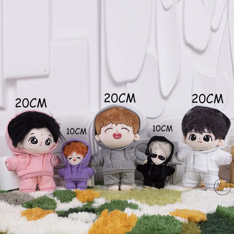 10 20CM Ropa De Algodon Para Munecas Sudadera Con Capucha Deportiva Traje De Baloncesto JBD Juguetes Accesorios GOT7 Jackson Wang Fans Regalos De
