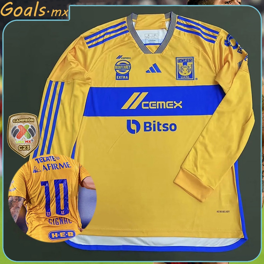 Jersey tigres manga online larga