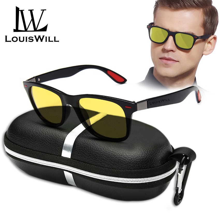 LouisWill Gafas De Sol Polarizadas Para Hombre De Doble Uso Con Caja Gratis Shopee Mexico