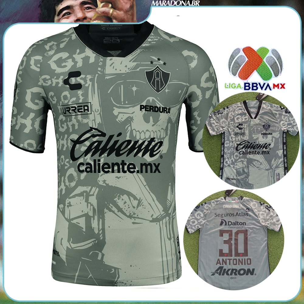 2023 2024 Atlas Jersey Tercero Camiseta de Fútbol Personalización