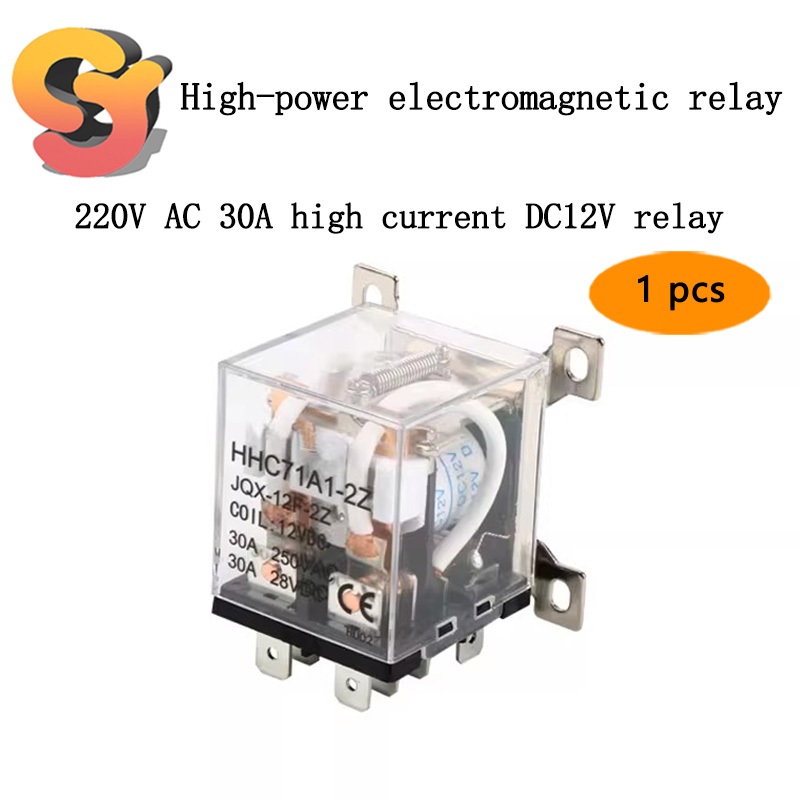 Relay Rele Microondas Bobina 12v 16a 250v Ac Jqx-78f 4 Pines