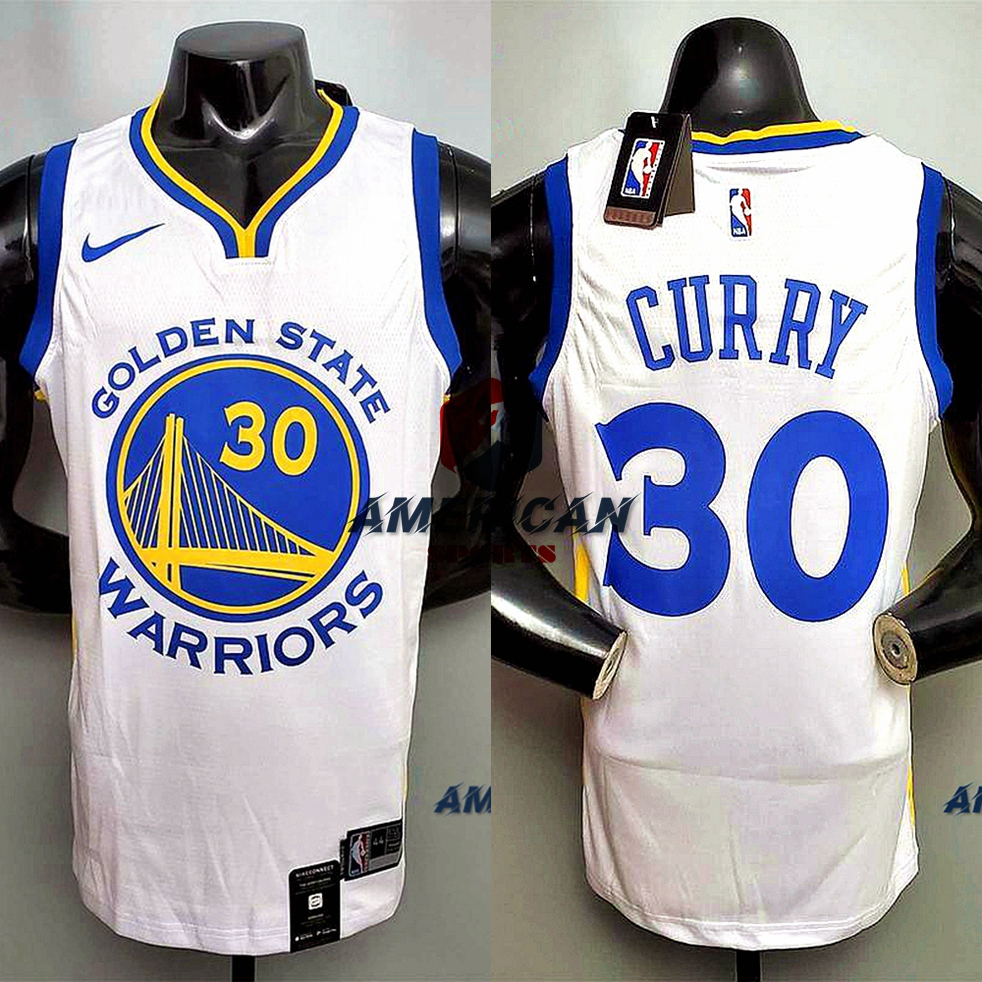 NBA Basketball Regata Camiseta De Baloncesto Blanca Camisa De Los Golden State Warriors Stephen Curry Jersey Para Hombre Shopee Mexico