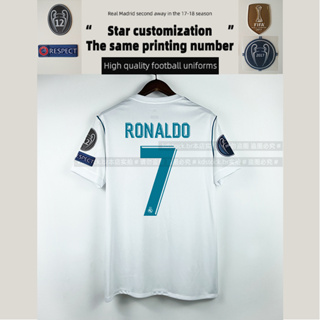 Real madrid camiseta real madrid Real Madrid camiseta real madrid No 7  Christian Ronaldo 17-18 final de la Liga de Campeones camiseta  Personalización del equipo