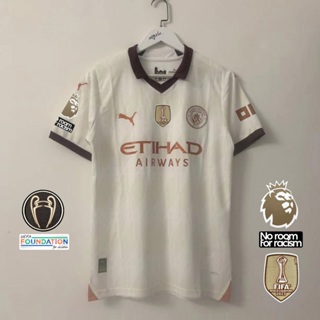 Camiseta Manchester City Visitante 23/24 para Hombre, Blanco