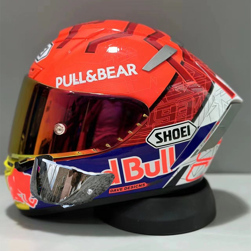 Shoei X14 X Fourteen Spirit III Red Bull Casco De Hormiga De Segunda Generacion Cara Completa Moto De Carreras De Calle Shopee Mexico