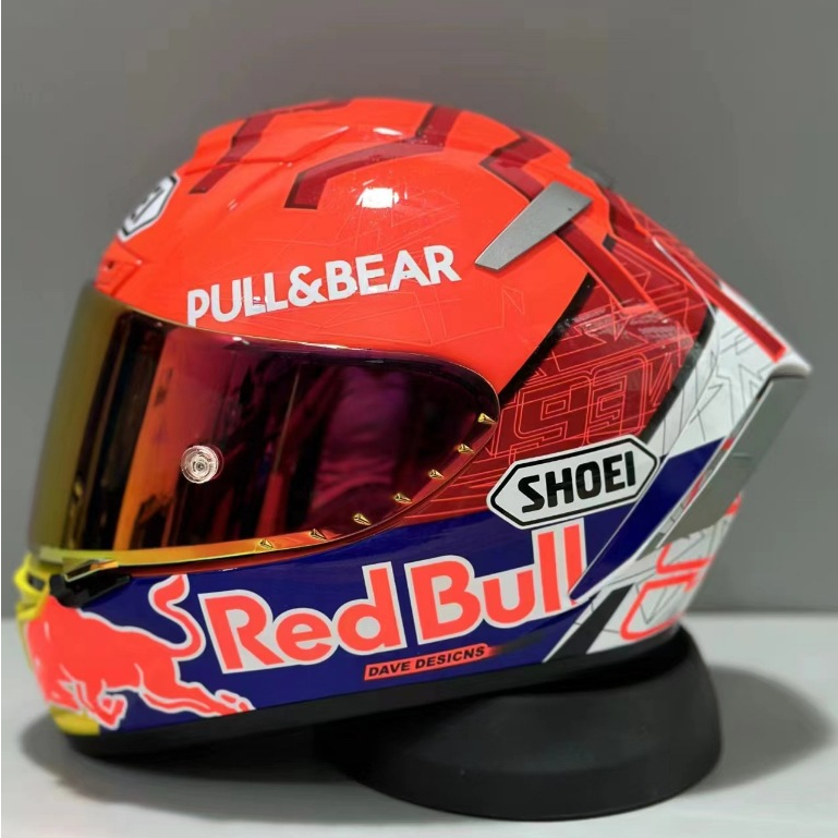 Shoei X14 X Fourteen Spirit III Red Bull Casco De Hormiga De Segunda Generacion Cara Completa Moto De Carreras De Calle Shopee Mexico