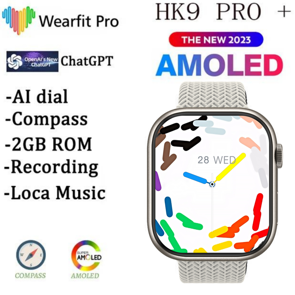 Reloj Inteligente Smartwatch Hk9 Pro Plus 2gb Amoled Chatgpt