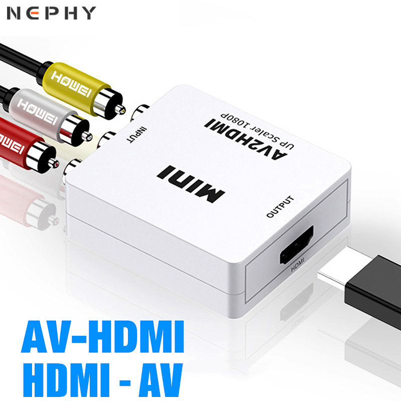 Convertidor Hdmi Ps2 Hdmi Adaptador AV RCA A HDMI Compuesto