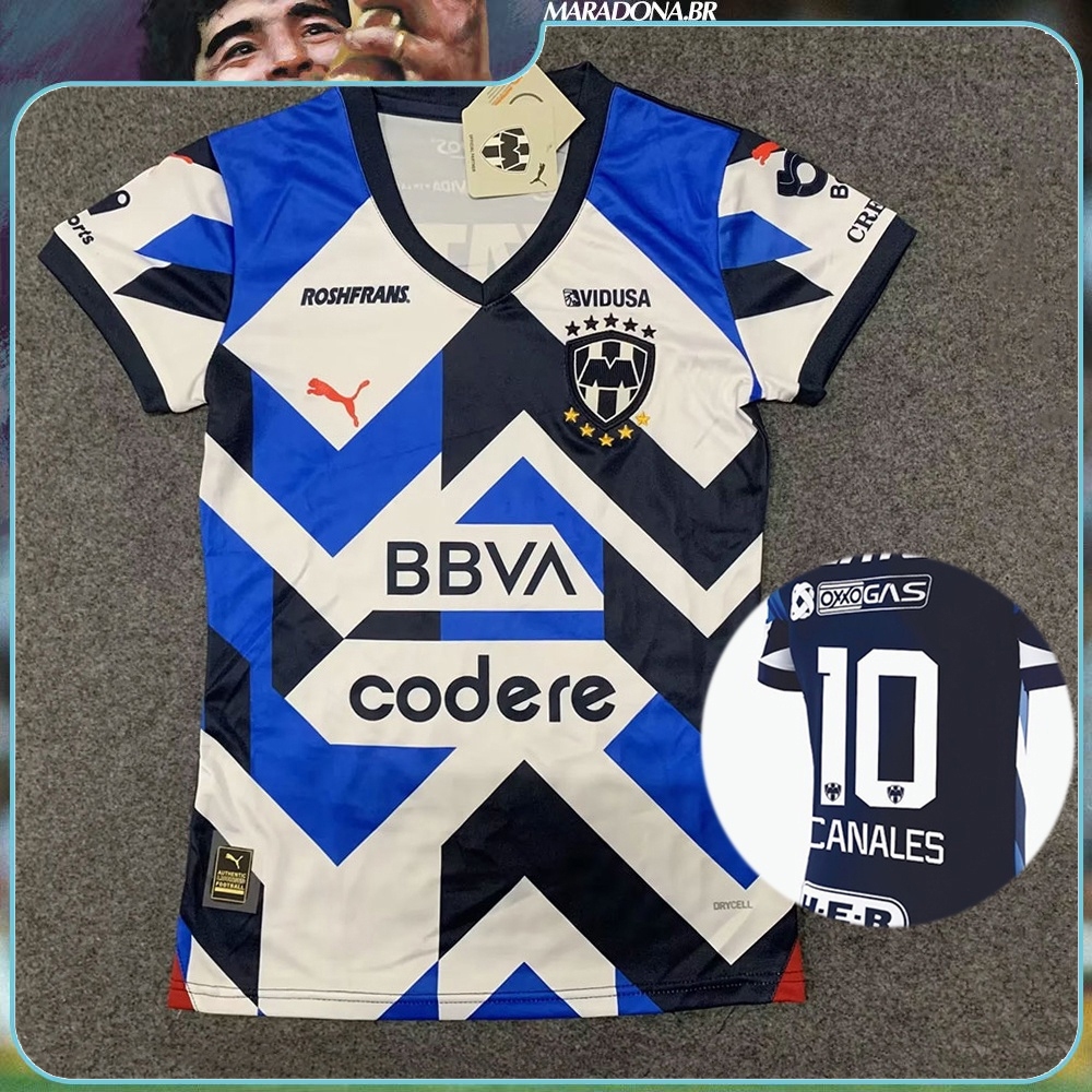 2023 2024 Mujer Jersey Rayados Monterrey Tercero Camisas De Futbol