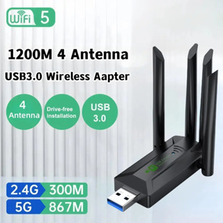 Adaptador Wi-fi Usb 2.0 De Alta Velocidad 1200 Mbps Antena