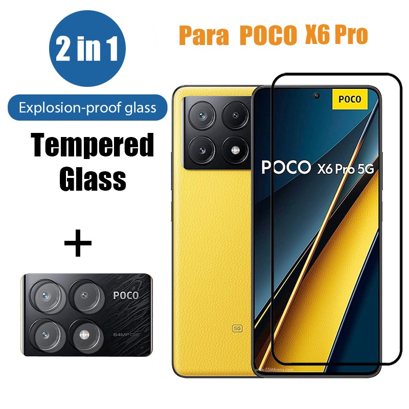 Poco X6 Pro 9D Protector de pantalla para poco x5 pro cristal poco x6  vidrio templado