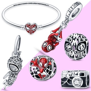 Kit de pulseras de dijes para niñas, kit de fabricación de joyas con  cuentas de pulsera de Mickey Mouse para pulsera Pandora, dijes de joyería