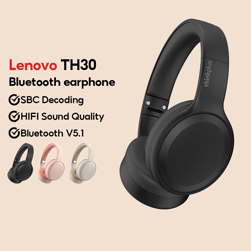 Auriculares inalámbricos Lenovo TH30 Bluetooth 5.0 Blanco - Auriculares -  Los mejores precios