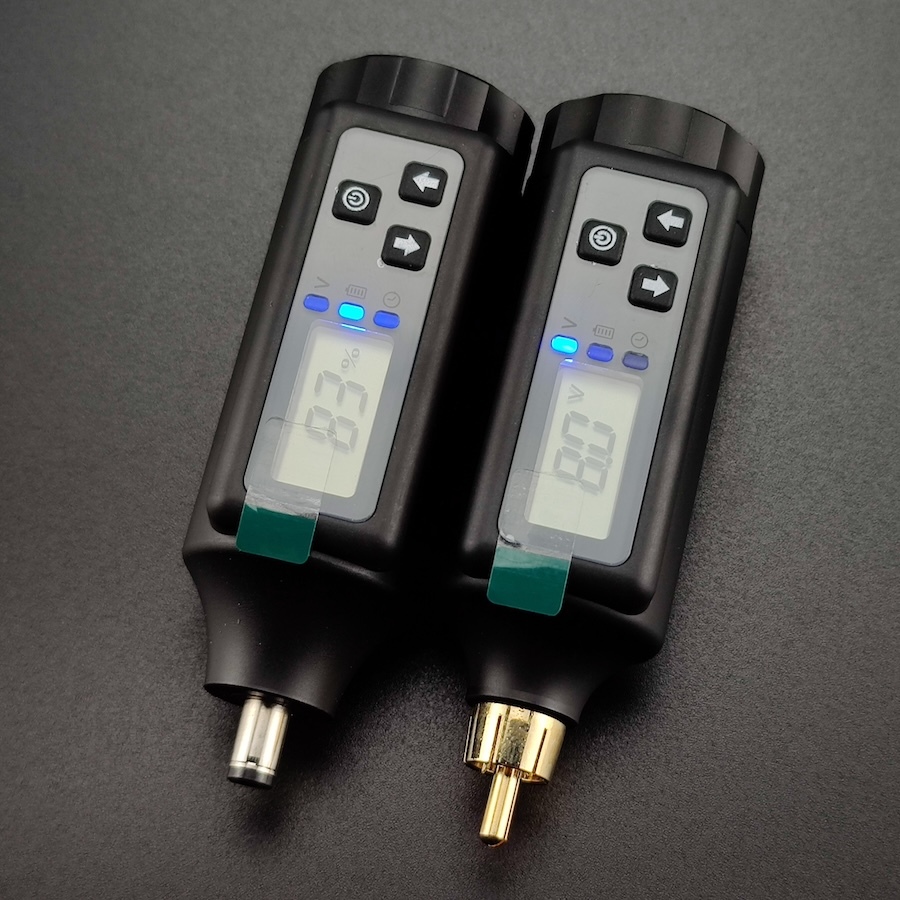 Fuente De Alimentación Inalámbrica Para Máquina De Tatuar Dragonhawk - Con Batería LED Y Luz
