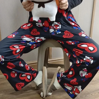 Pijama Spiderman Talla 12 con Pantalón Rojo