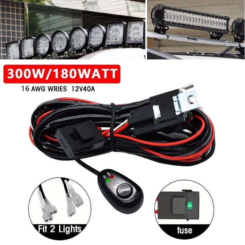 Kit De Cableado Para Interruptor De Apagado De 2 Luces, 12 V | Meses
