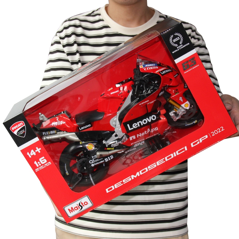 Maisto MotoGP 1/18 Ducati Lenovo #1 Bagnaia 2024 - acheter sur