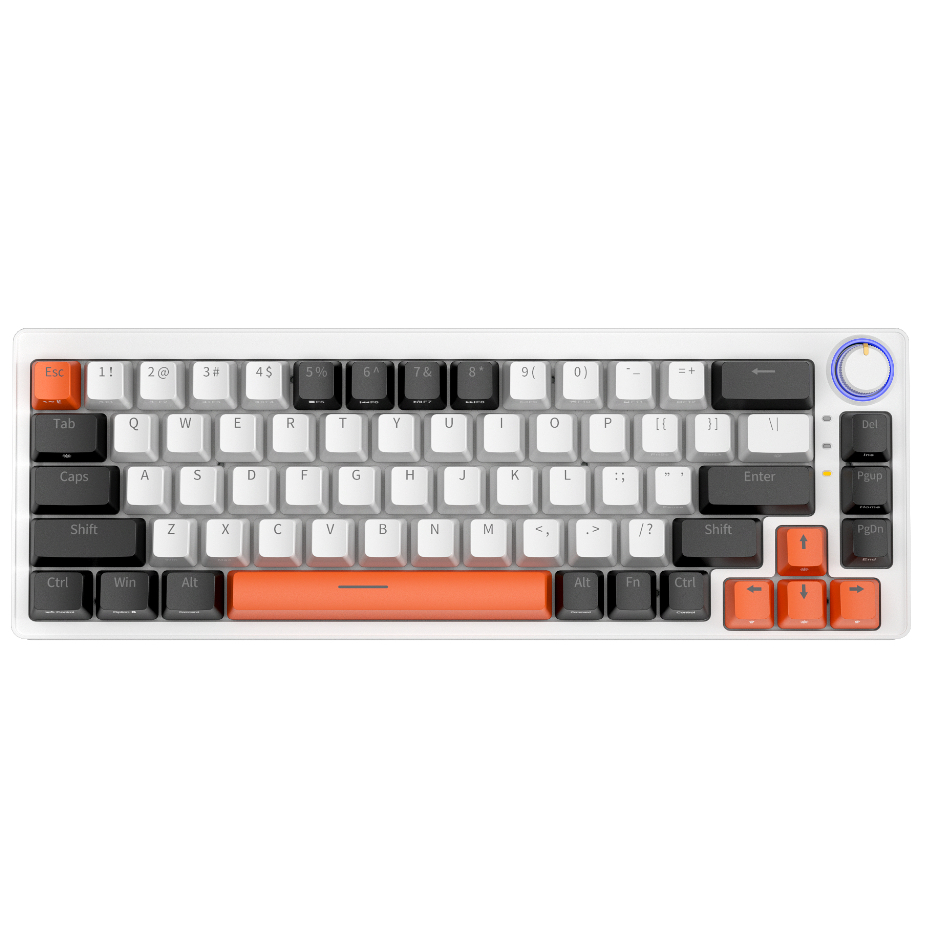 Zifrend ZA68 RGB Hotswap Mechanical Keyboard Pink Purple Linear