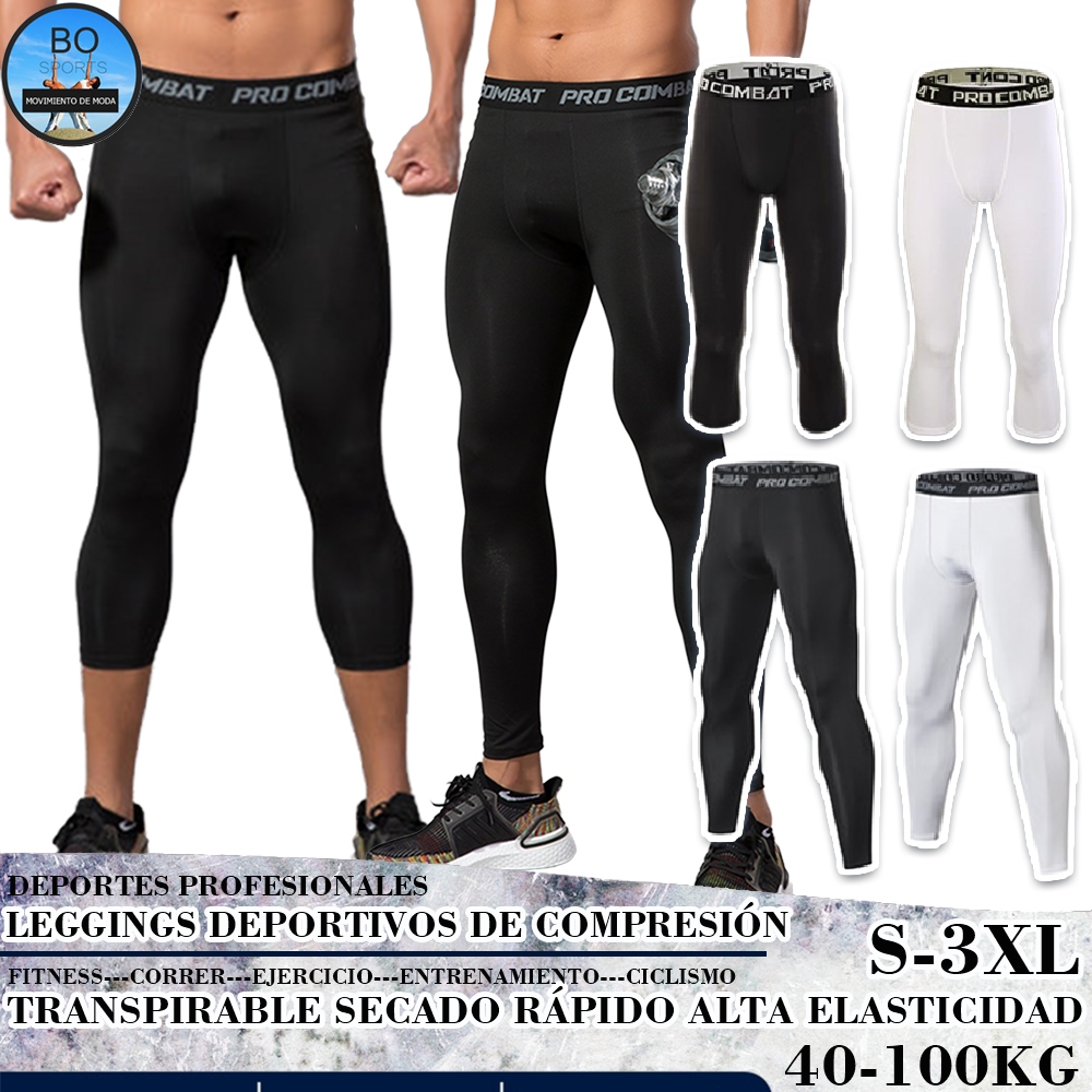 Ropa Deportiva Para Hombres De Gimnasio Leggins Para Correr Entrenamiento  Licras