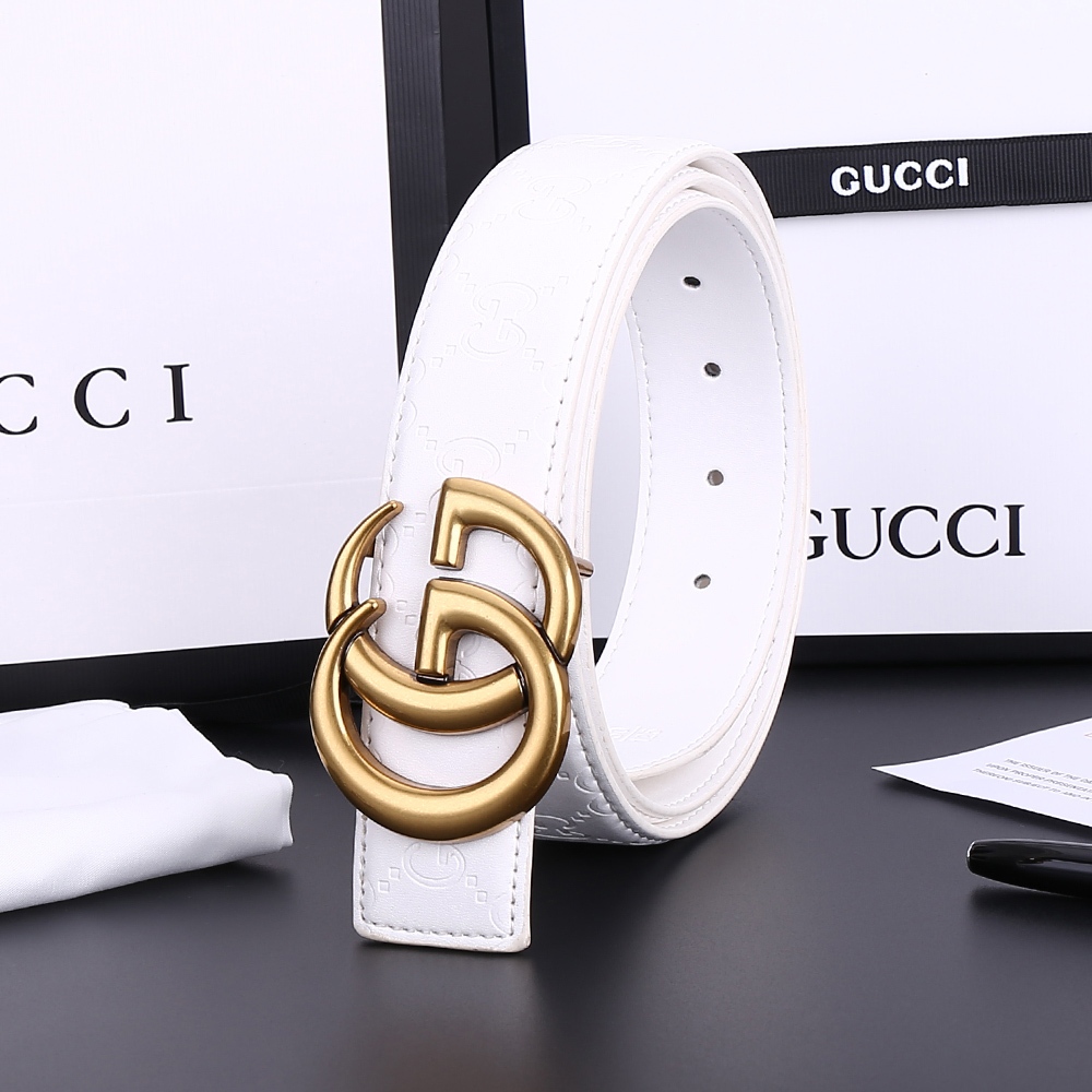 Gucci Nuevo Estilo De Alta Gama Cinturon De Los Hombres De Negocios Casual Luz De Lujo Cinturon De Moda Shopee Mexico