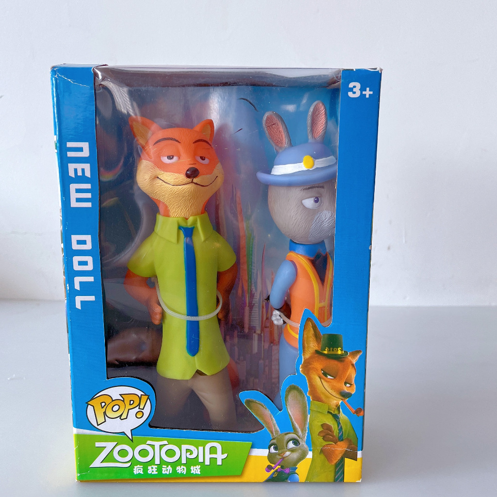 18cm Zootopia Judy Figura Anime Kawaii Nick Flash Finnick Jefe Animal ...