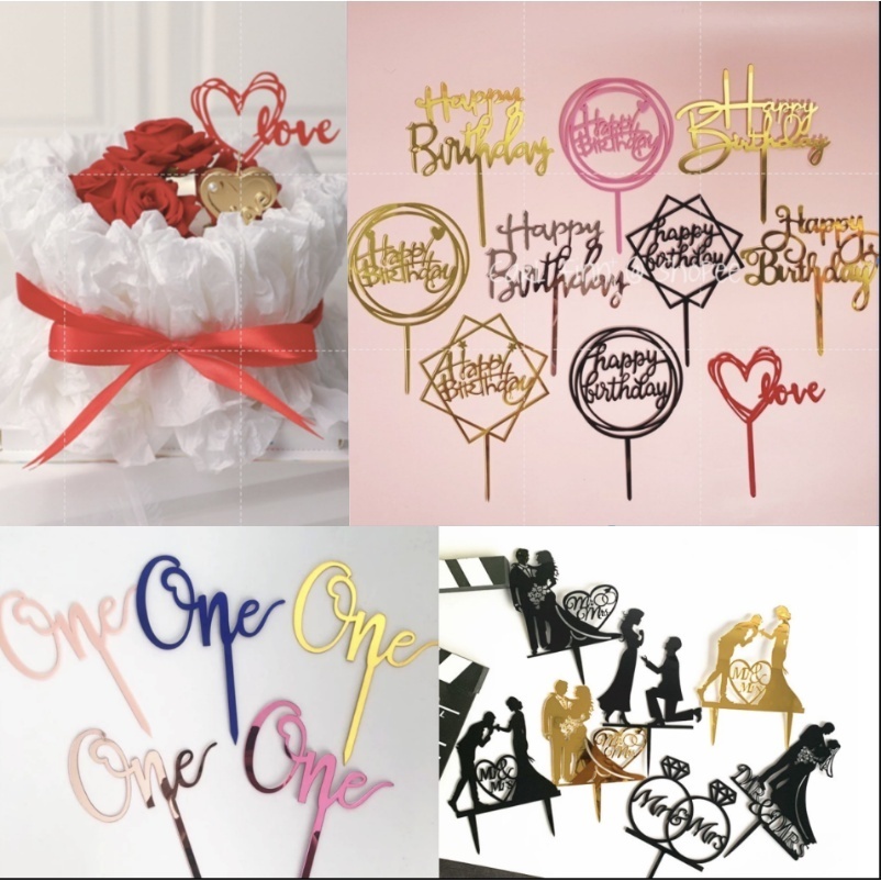 Kit De Letras Y Números Acrílicos Para Decorar Tartas - 54 Piezas Doradas A-Z Mayúsculas Y Minúsculas, Ideal Para Cumpleaños Y Fiestas