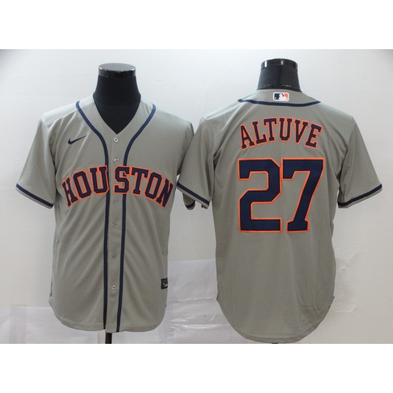 Camiseta De Beisbol De La MLB Houston Astros Jose Altuve Naranja Para Hombre