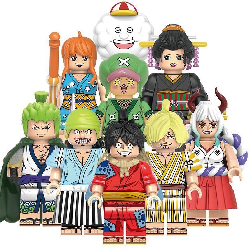 Compatible Lego One Piece Minifigure Bloques De Construcción Luffy ...