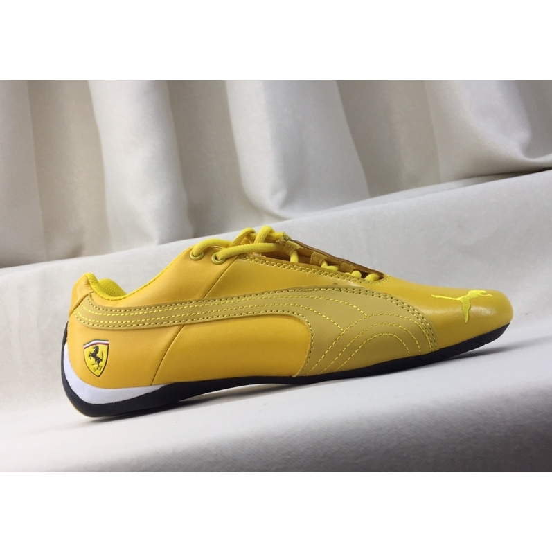 Puma Scuderia Ferrari Future Cat Ultra Amarillo Zapatillas Bajas Hombres Mujeres Antideslizantes Trai