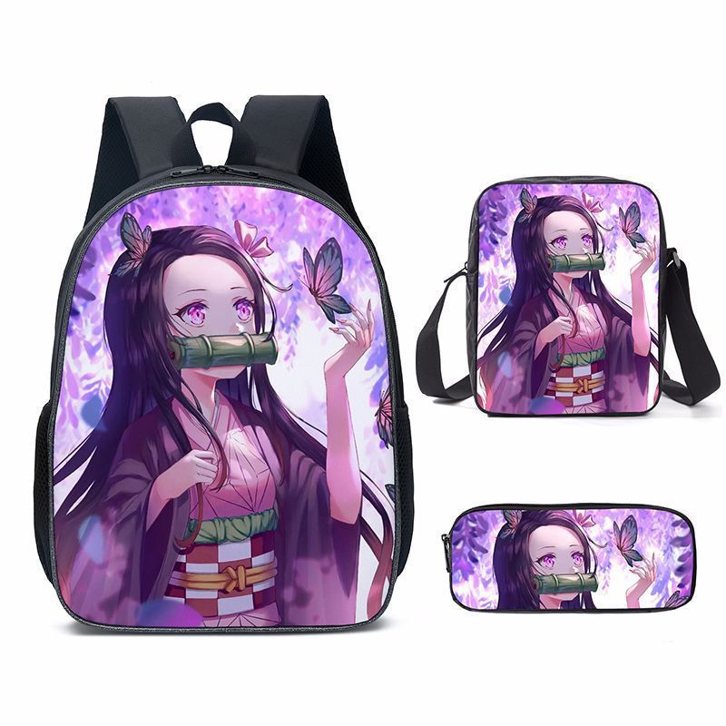 Nezuko Mochilas De Anime Baratas 15cm Japan Anime Demon Slayer