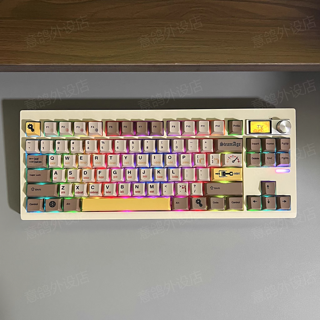 126 Teclas PBT Sublimación De Tinte XDA Teclas De Perfil Para Teclado