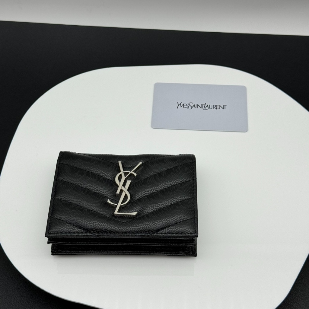 Original Nuevo Producto De Alta Calidad De La Moda De Las Mujeres Versatil Elegante Saint Laurent Cartera Shopee Mexico