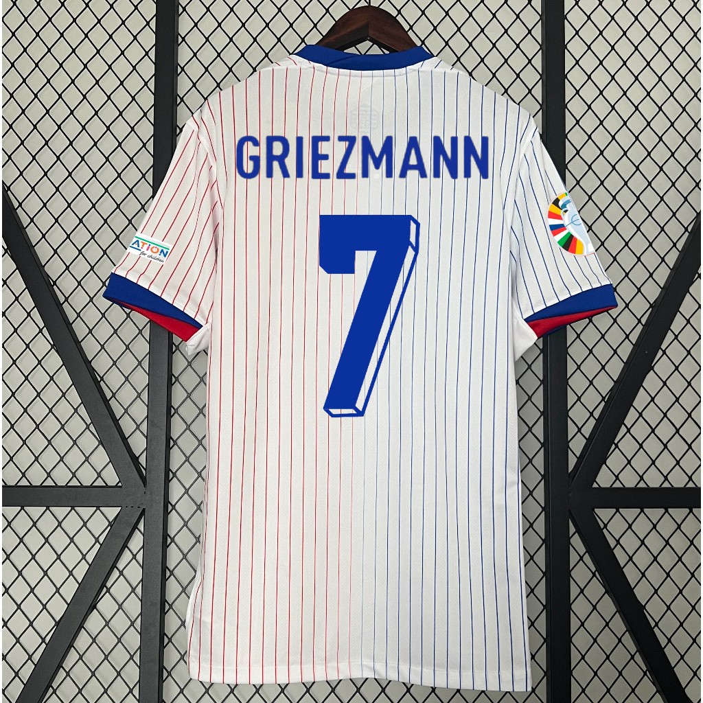 Camiseta De Futbol De Francia 2024 Para GRIEZMANN POGBA MBAPPE BENZEMA GIROUD Shopee Mexico